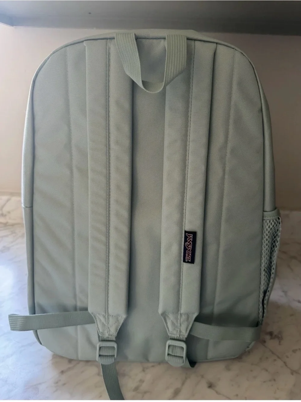 Jansport Light Mint Backpack with Front Utility Pocket